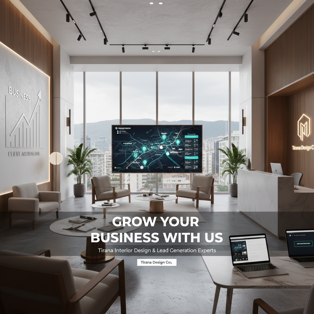 lead generation interior design në Tiranë